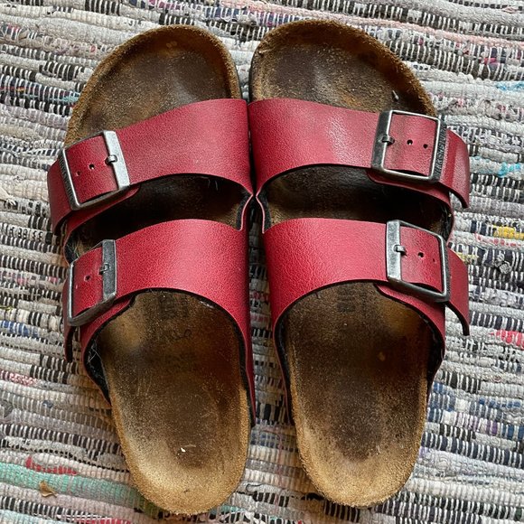 Red Arizona Birkenstocks - Picture 1 of 6